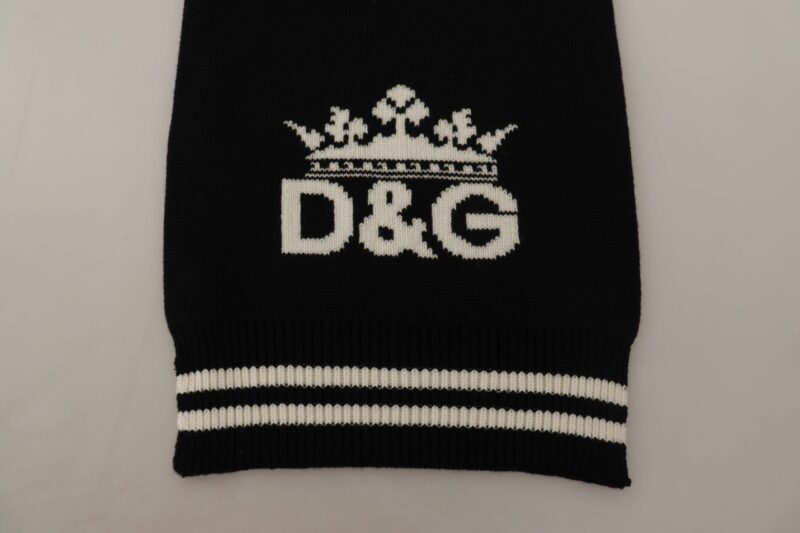 Dolce & Gabbana Elegant Cashmere Men's Scarf Wrap - Image 5