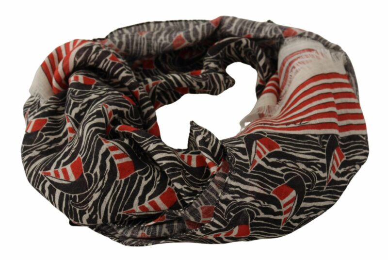 Dolce & Gabbana Elegant Striped Linen Men's Scarf - Image 3