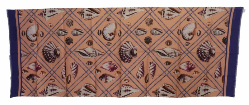Dolce & Gabbana Multicolor Seashell Linen Scarf for Men - Image 4