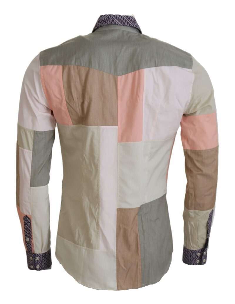 Dolce & Gabbana Elegant Multicolor Slim Fit Casual Shirt - Image 2