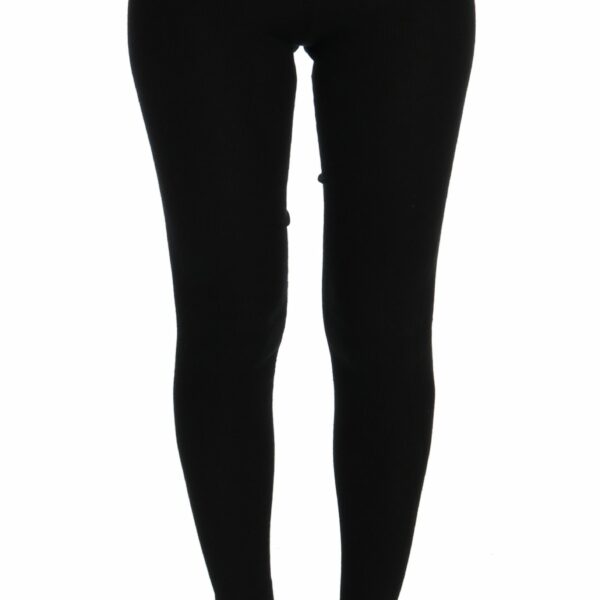 Dolce & Gabbana Elegant Black Cashmere Pants
