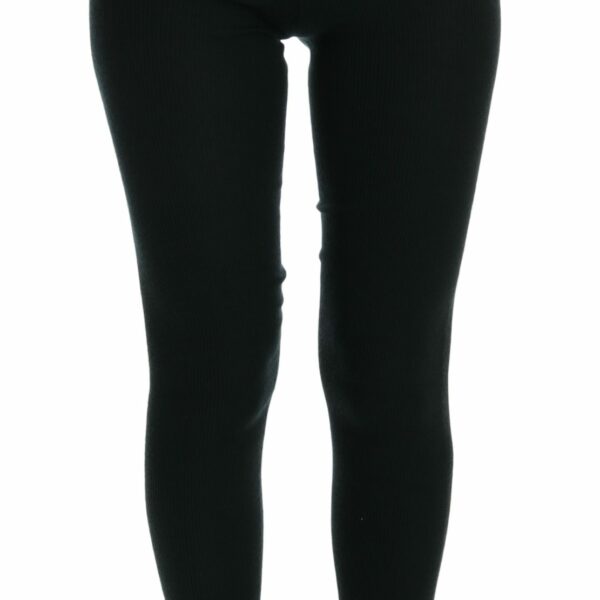 Dolce & Gabbana Elegant Cashmere Jegging Pants in Lush Green