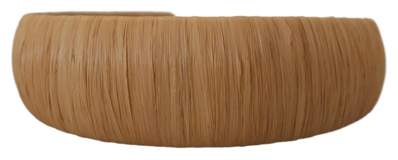 Dolce & Gabbana Exquisite Beige Viscose Diadem Headband - Image 2