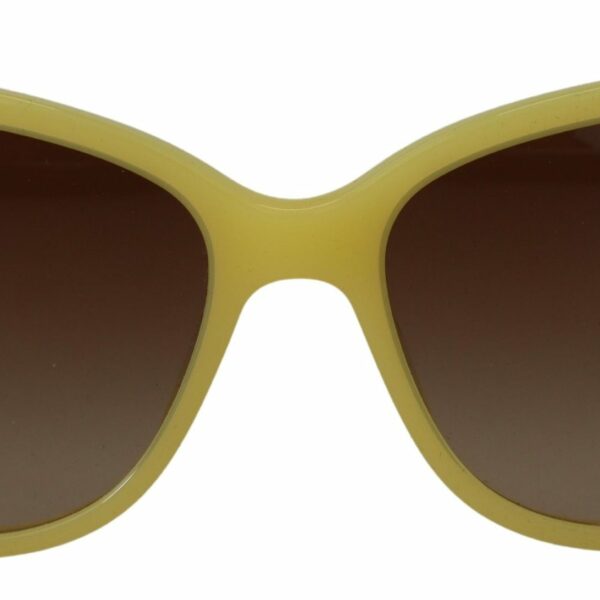 Dolce & Gabbana Chic Yellow Acetate Gradient Sunglasses