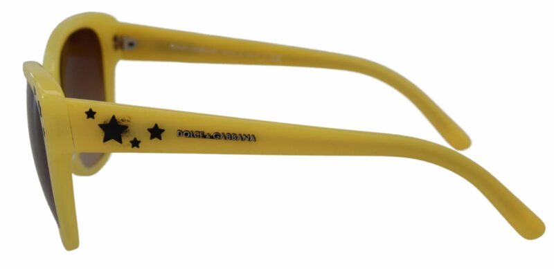 Dolce & Gabbana Chic Yellow Acetate Gradient Sunglasses - Image 4