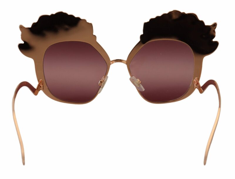 Dolce & Gabbana Chic Rose Sequin Embroidered Sunglasses - Image 5