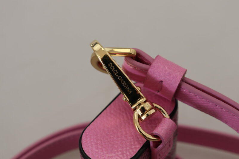 Dolce & Gabbana Chic Leather AirPods Case in Pink - Image 3