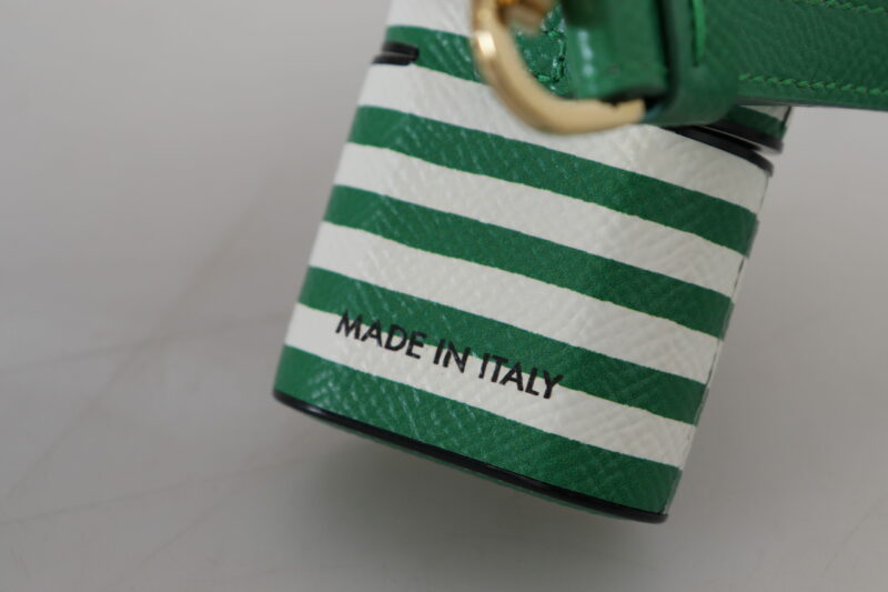 Dolce & Gabbana Elegant Leather Airpods Case - Lush Green - Image 5