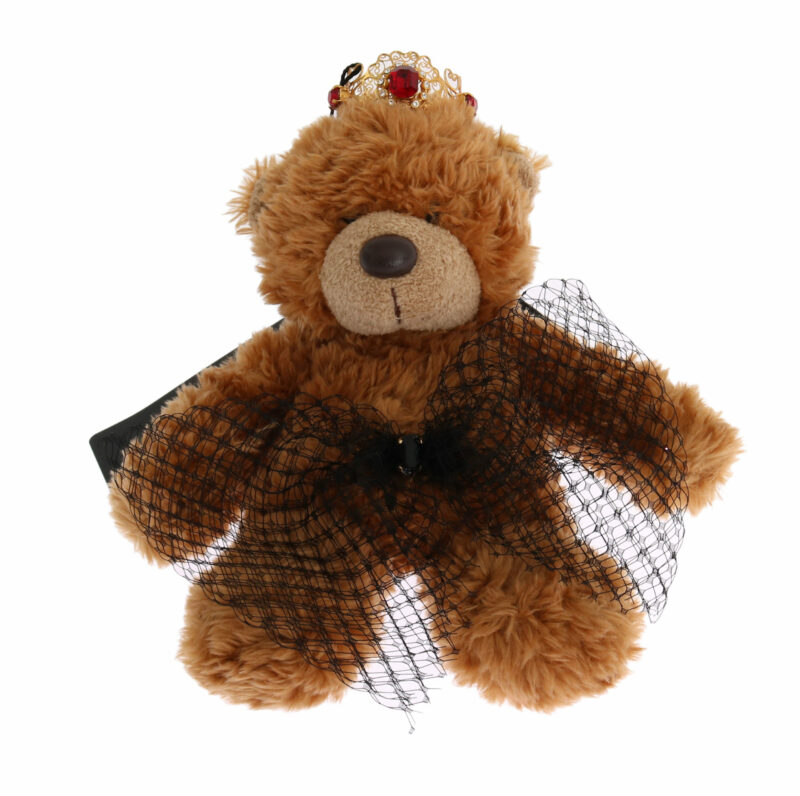 Dolce & Gabbana Teddy Bear Crystal Crown Hair Band - Image 3