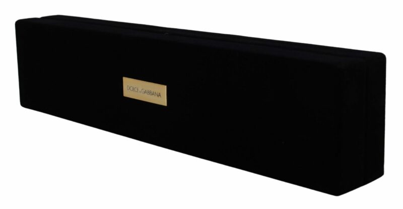 Dolce & Gabbana Elegant Velvet Jewelry Storage Box - Image 2