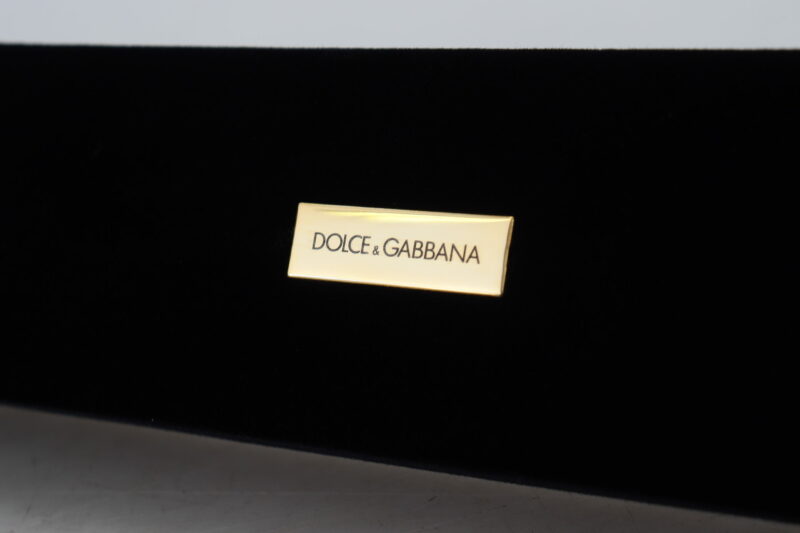 Dolce & Gabbana Elegant Velvet Jewelry Storage Box - Image 3