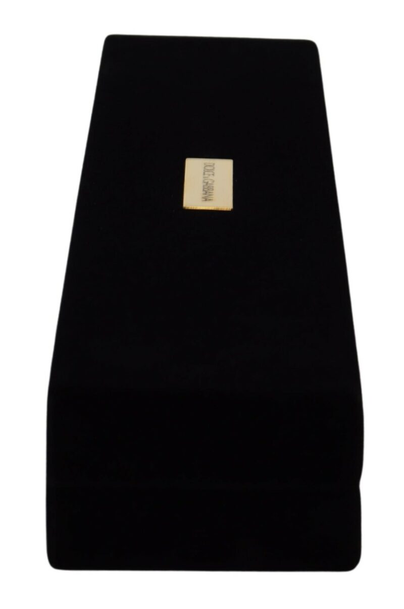Dolce & Gabbana Elegant Velvet Jewelry Storage Box - Image 4