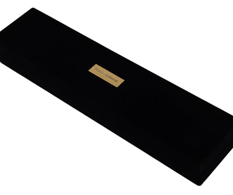 Dolce & Gabbana Elegant Velvet Jewelry Storage Box - Image 5