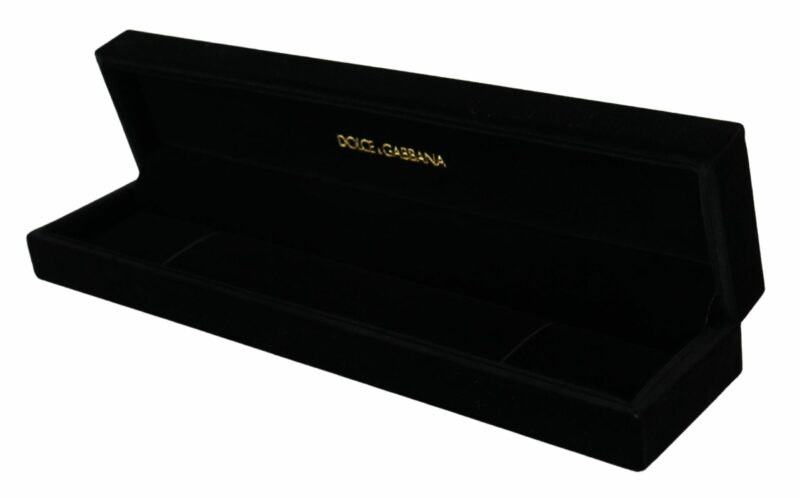 Dolce & Gabbana Elegant Velvet Jewelry Storage Box - Image 6