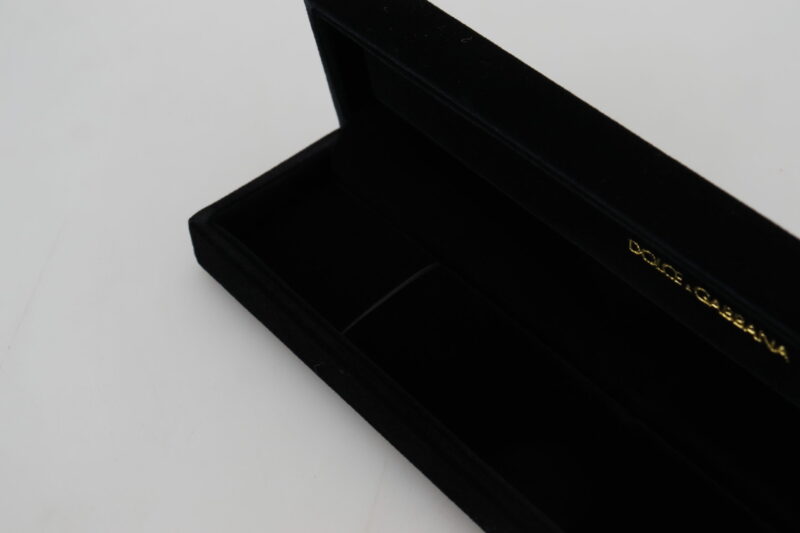 Dolce & Gabbana Elegant Velvet Jewelry Storage Box - Image 8