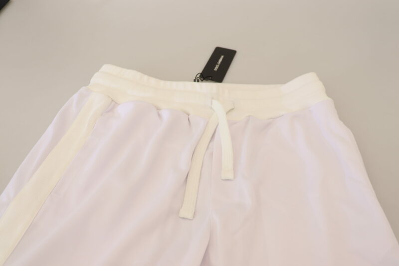 Dolce & Gabbana Elegant White Jogger Pants for Sophisticated Comfort - Image 5