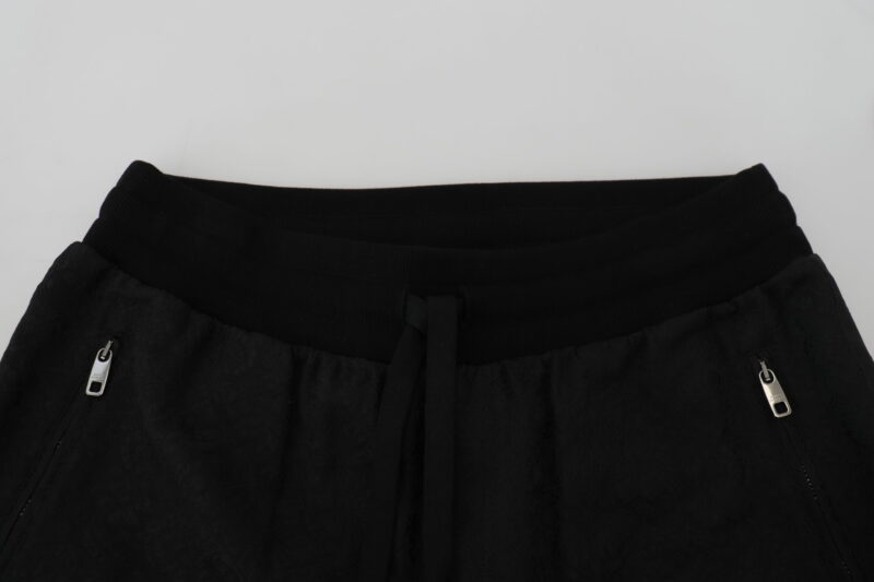 Dolce & Gabbana Elegant Black Jogger Pants for the Modern Man - Image 4