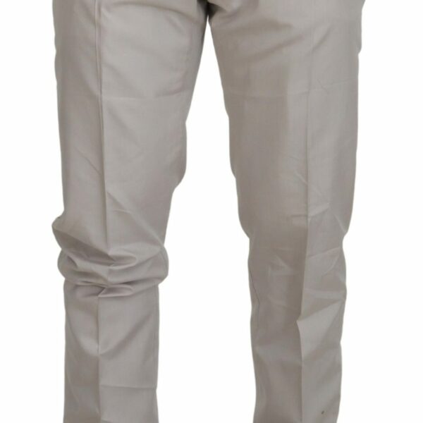 Dolce & Gabbana Elegant Off White Silk Blend Trousers