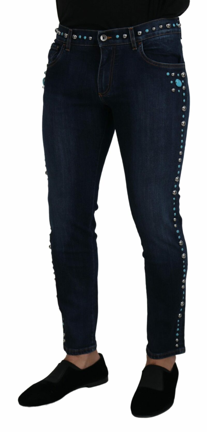 Dolce & Gabbana Studded Opulence Denim Jeans - Image 2