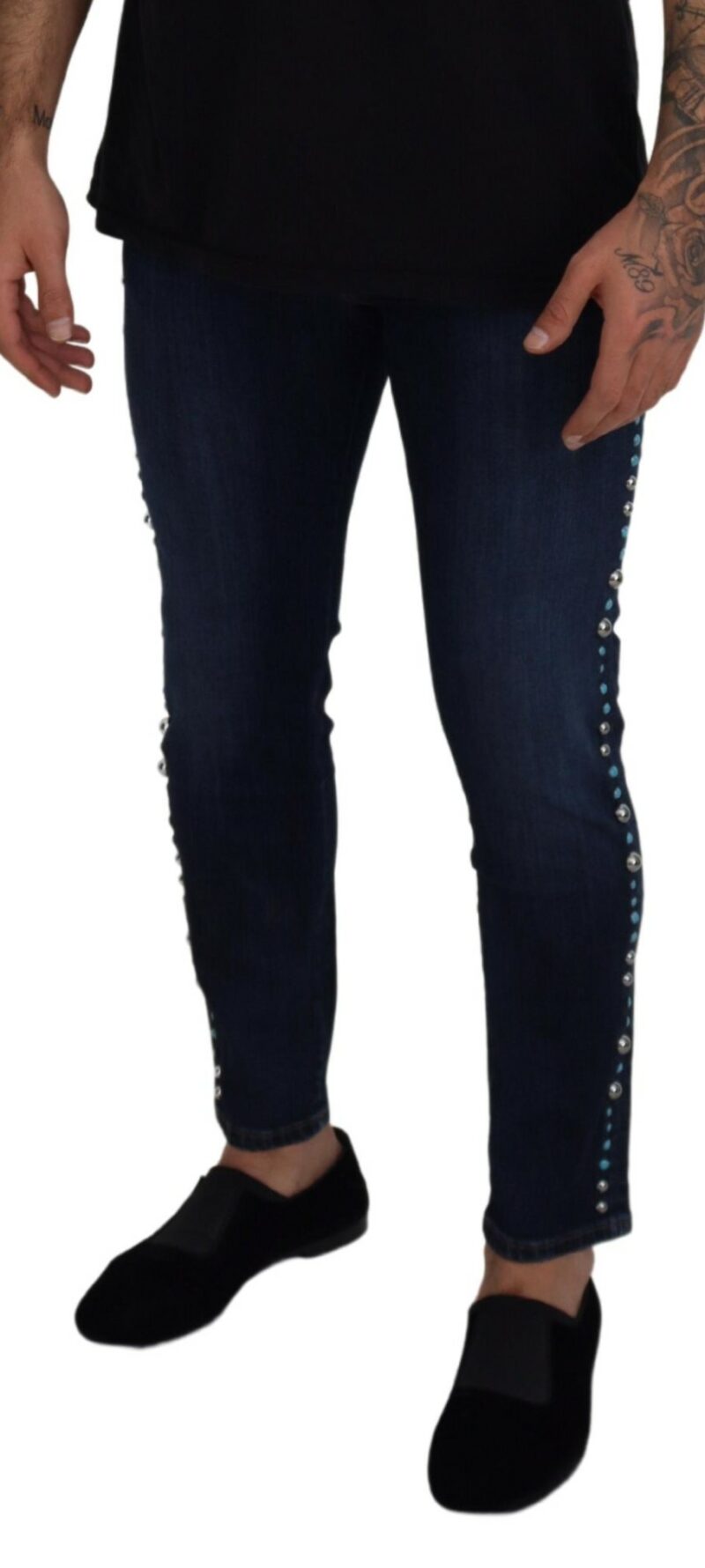 Dolce & Gabbana Studded Opulence Denim Jeans - Image 4