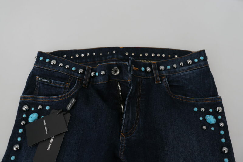 Dolce & Gabbana Studded Opulence Denim Jeans - Image 5
