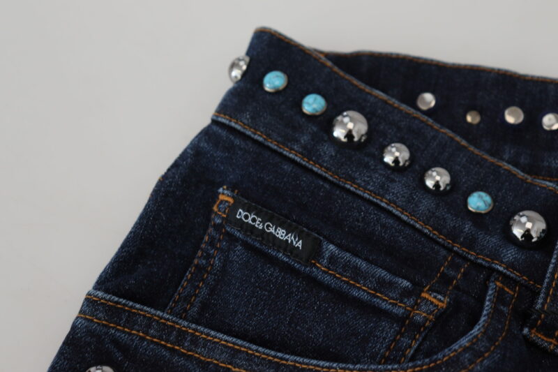 Dolce & Gabbana Studded Opulence Denim Jeans - Image 8