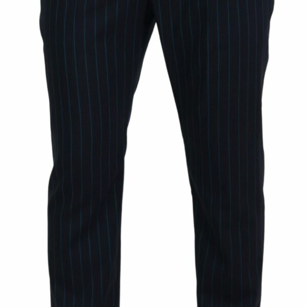 Dolce & Gabbana Elegant Stripe Virgin Wool Trousers