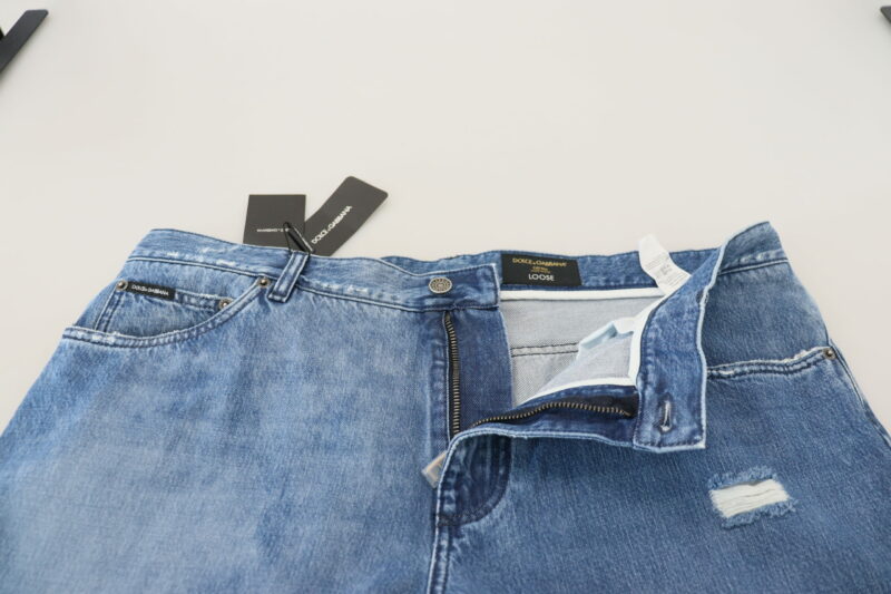 Dolce & Gabbana Elite Italian Denim Pants - Image 4