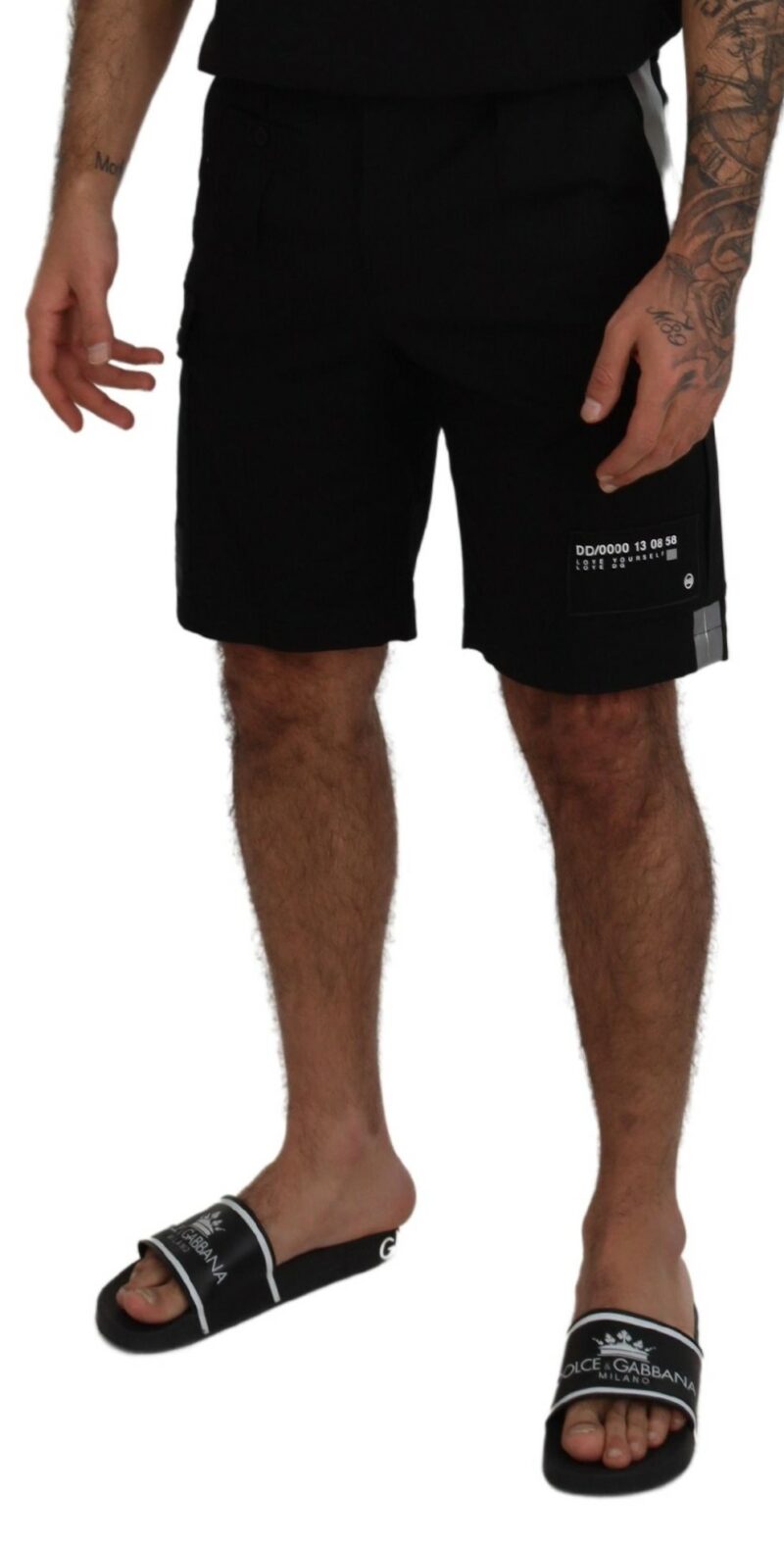 Dolce & Gabbana Elegant MainLine Black Shorts - Image 4