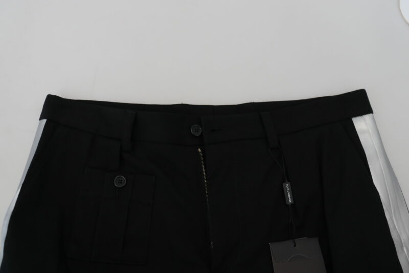 Dolce & Gabbana Elegant MainLine Black Shorts - Image 5