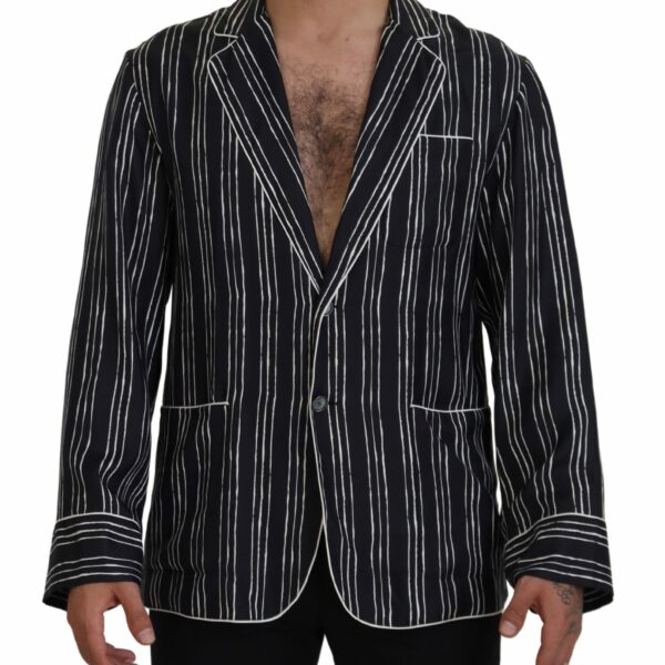 Dolce & Gabbana Elegant Silk Pajama Top Lounge Jacket