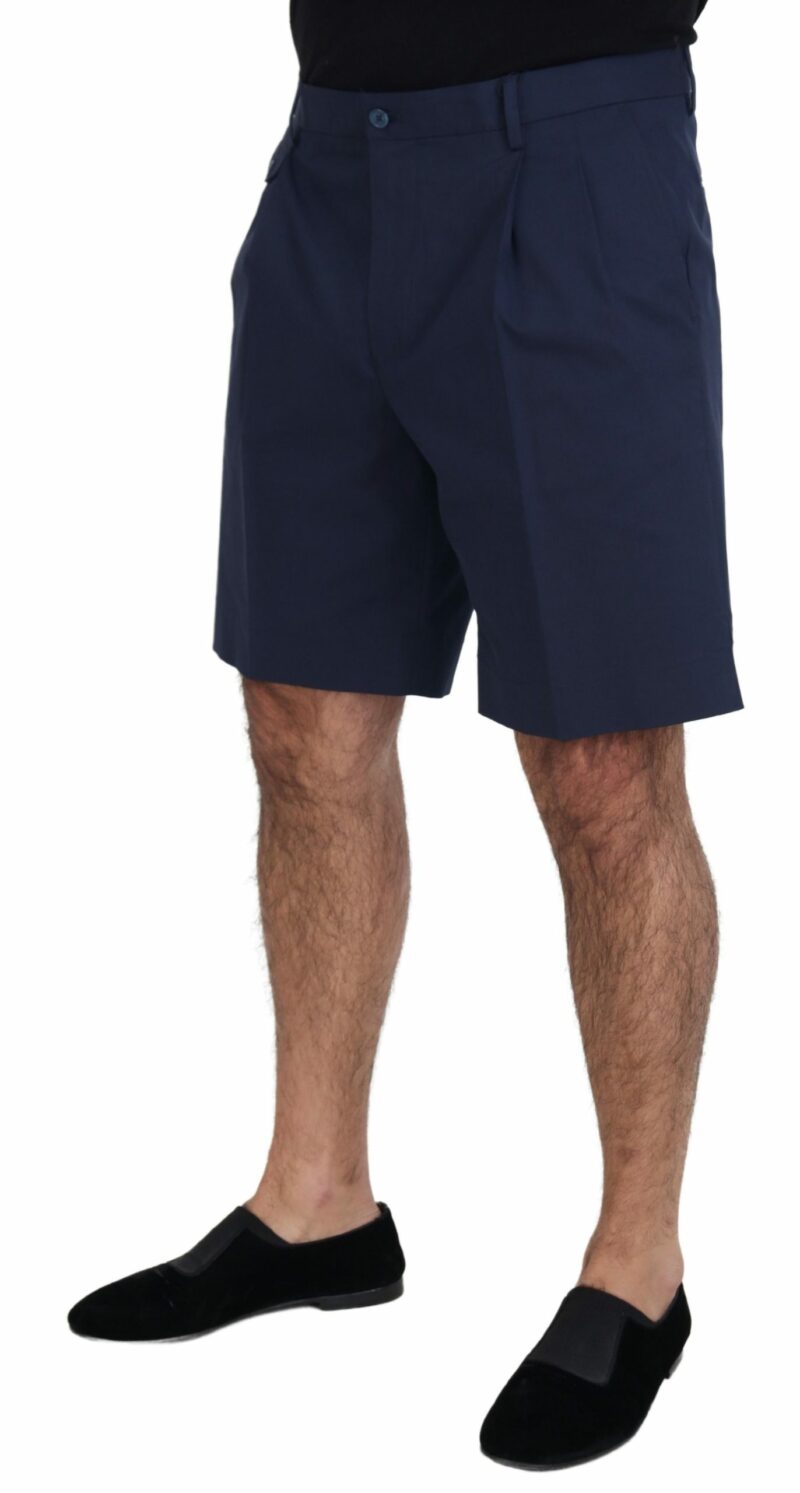 Dolce & Gabbana Elegant Blue Chino Shorts - Image 2