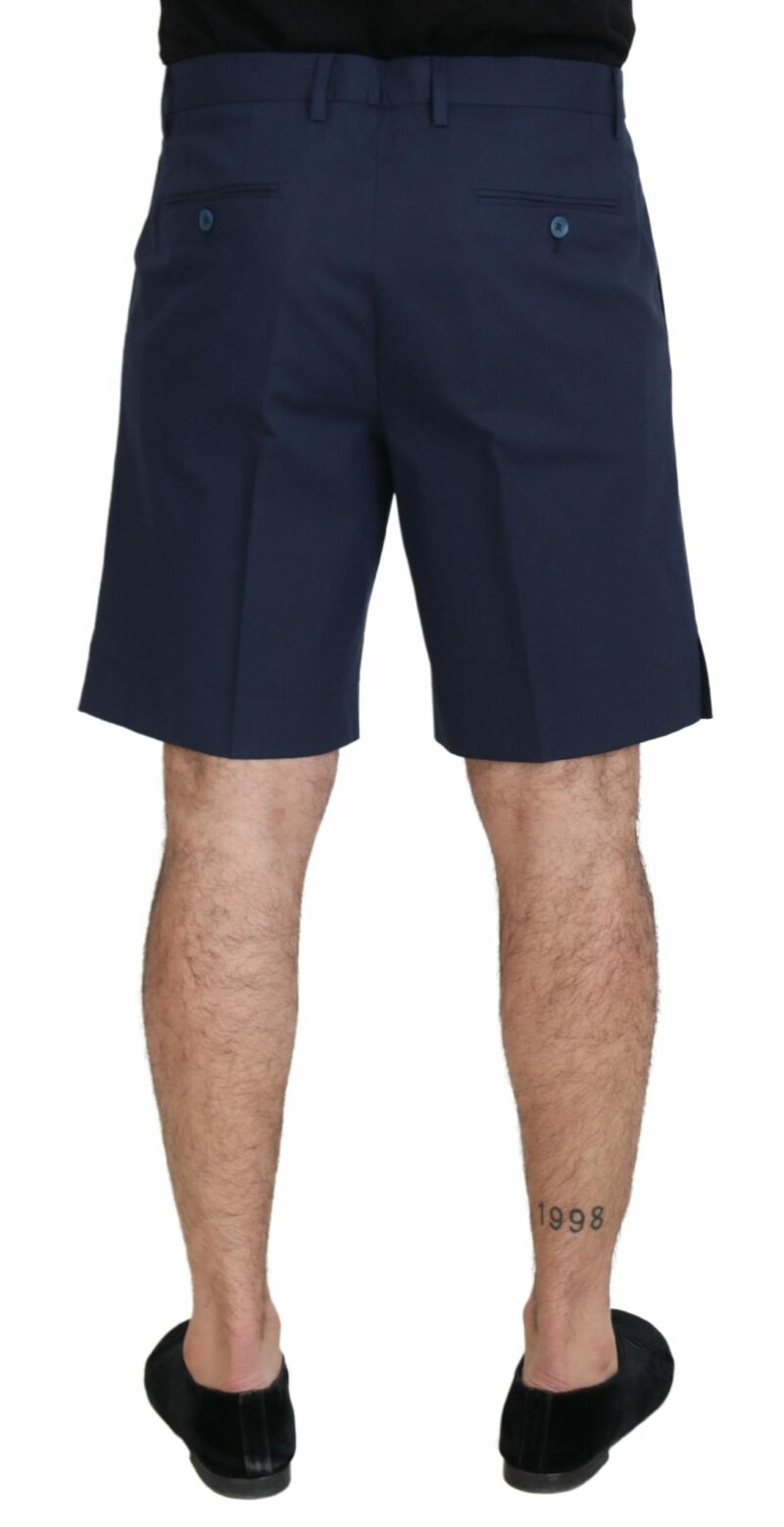 Dolce & Gabbana Elegant Blue Chino Shorts - Image 3
