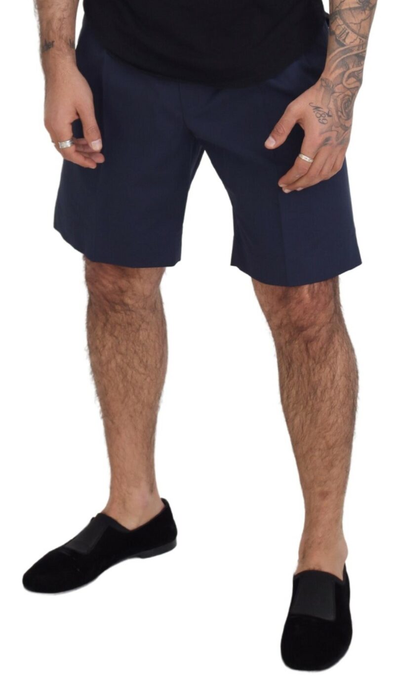Dolce & Gabbana Elegant Blue Chino Shorts - Image 4