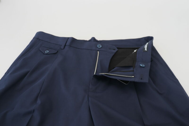 Dolce & Gabbana Elegant Blue Chino Shorts - Image 5