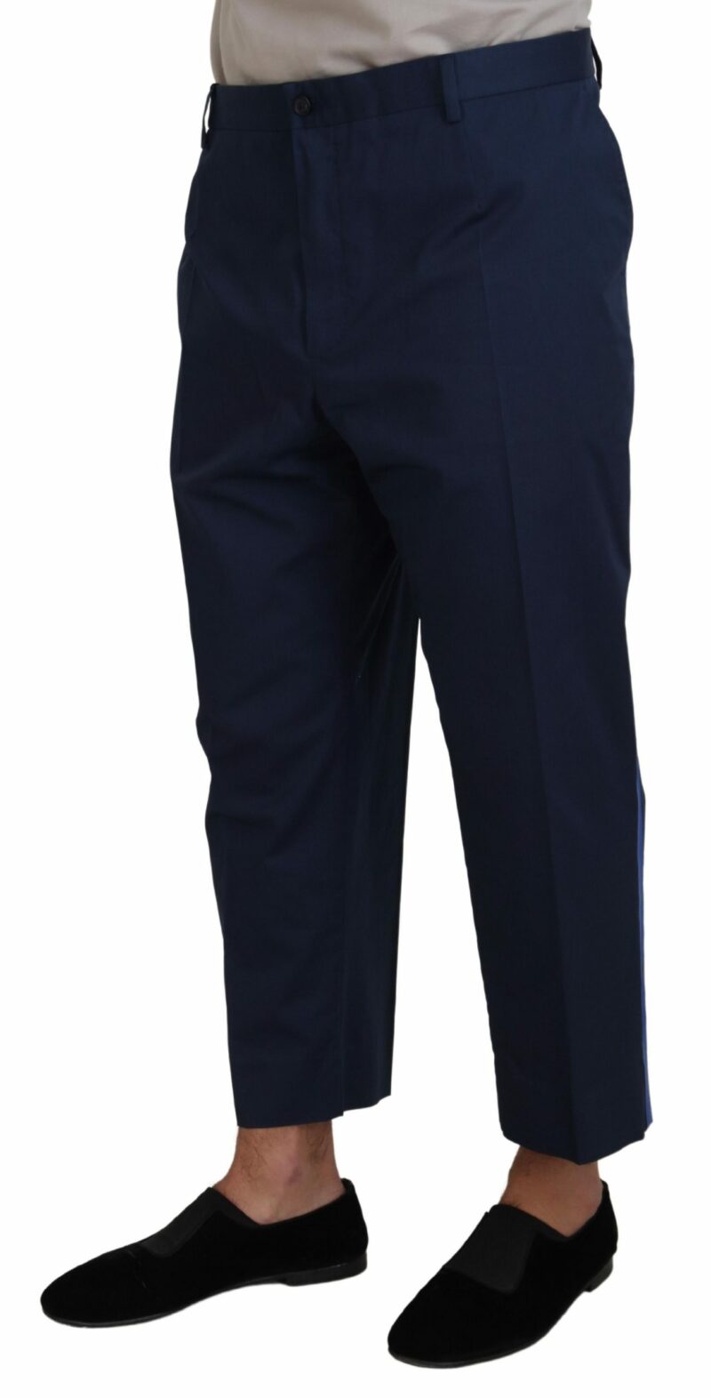 Dolce & Gabbana Chic Cropped Wool-Blend Trousers - Image 2