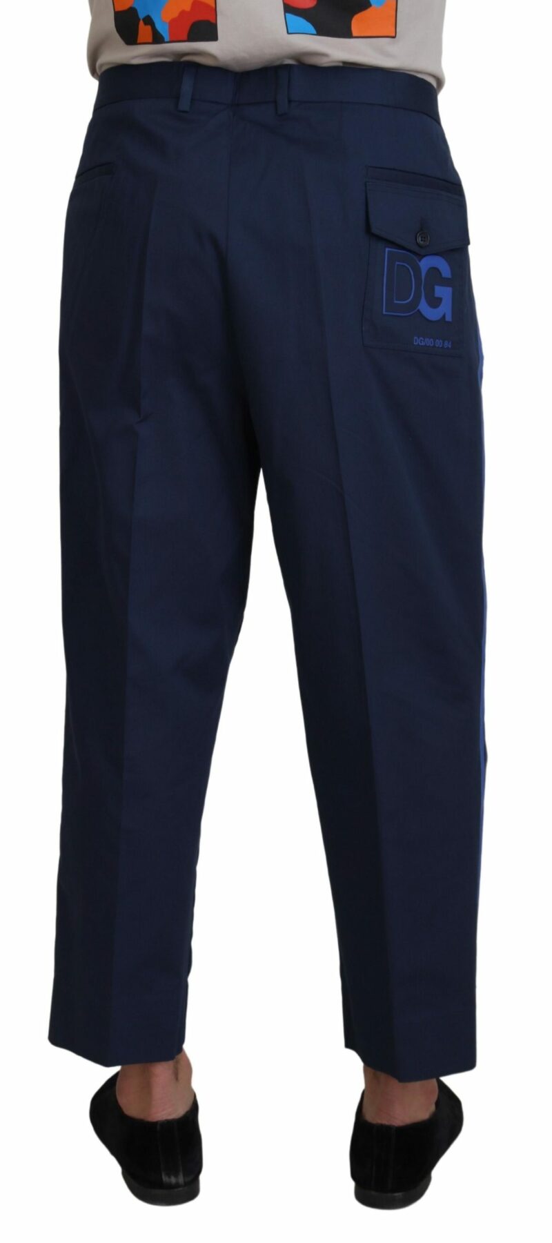 Dolce & Gabbana Chic Cropped Wool-Blend Trousers - Image 3