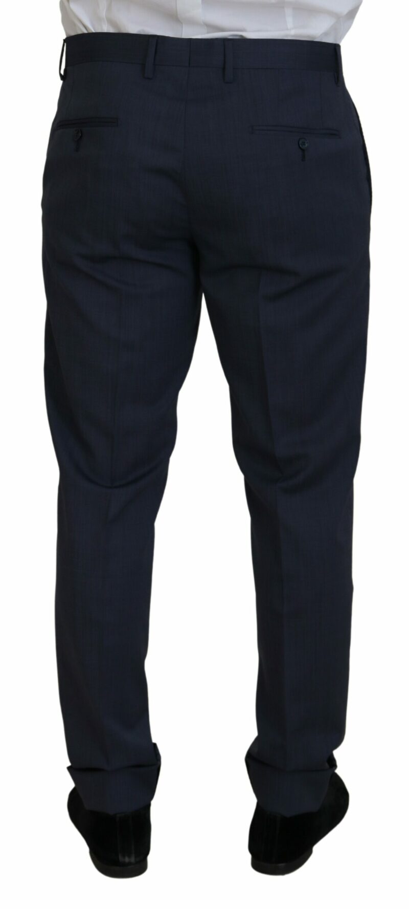 Dolce & Gabbana Elegant Blue Martini Men's Slim Fit Suit - Image 5