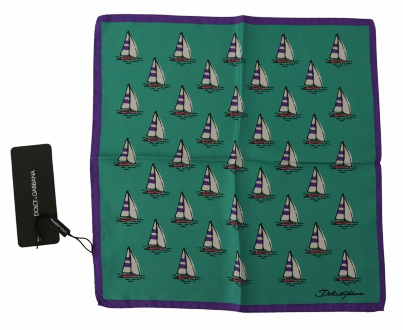 Dolce & Gabbana Elegant Multicolor Silk Men's Pocket Square
