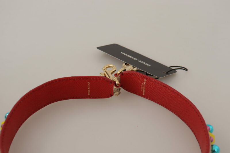 Dolce & Gabbana Exquisite Beige Python Leather Bag Strap - Image 3