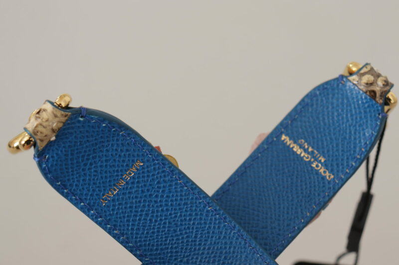 Dolce & Gabbana Elegant Beige Python Leather Strap - Image 3