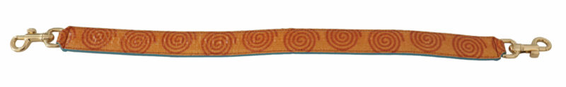Dolce & Gabbana Chic Orange Leather Shoulder Strap Accessory - Image 3