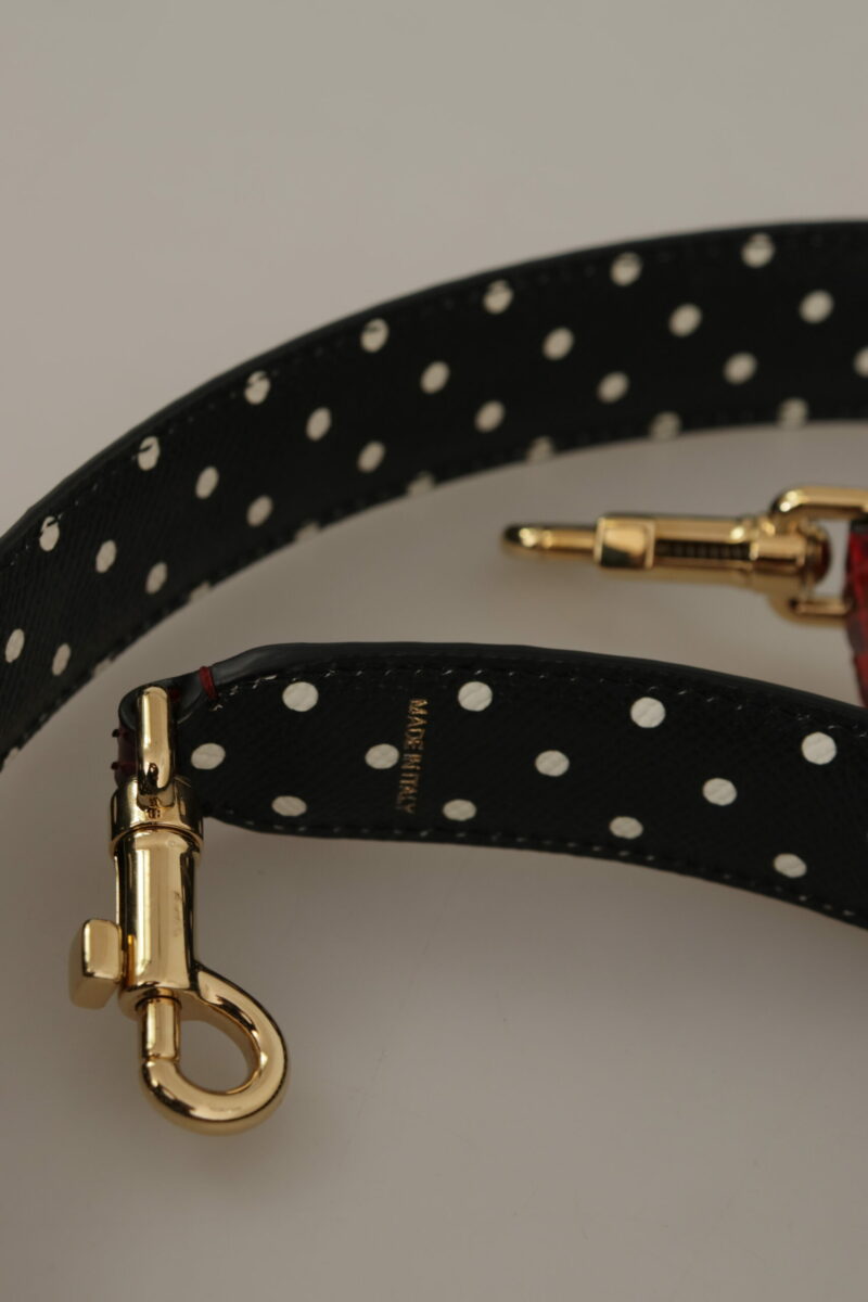 Dolce & Gabbana Red Python Leather Shoulder Bag Strap - Image 5
