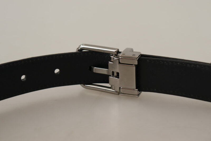 Dolce & Gabbana Elegant Red Exotic Leather Belt - Image 4