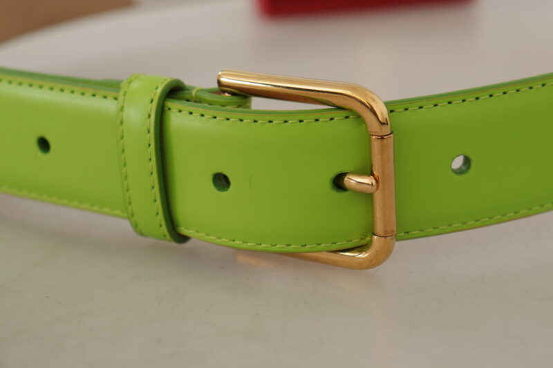 Dolce & Gabbana Elegant Leather Belt with Mini Bag Accessory - Image 3