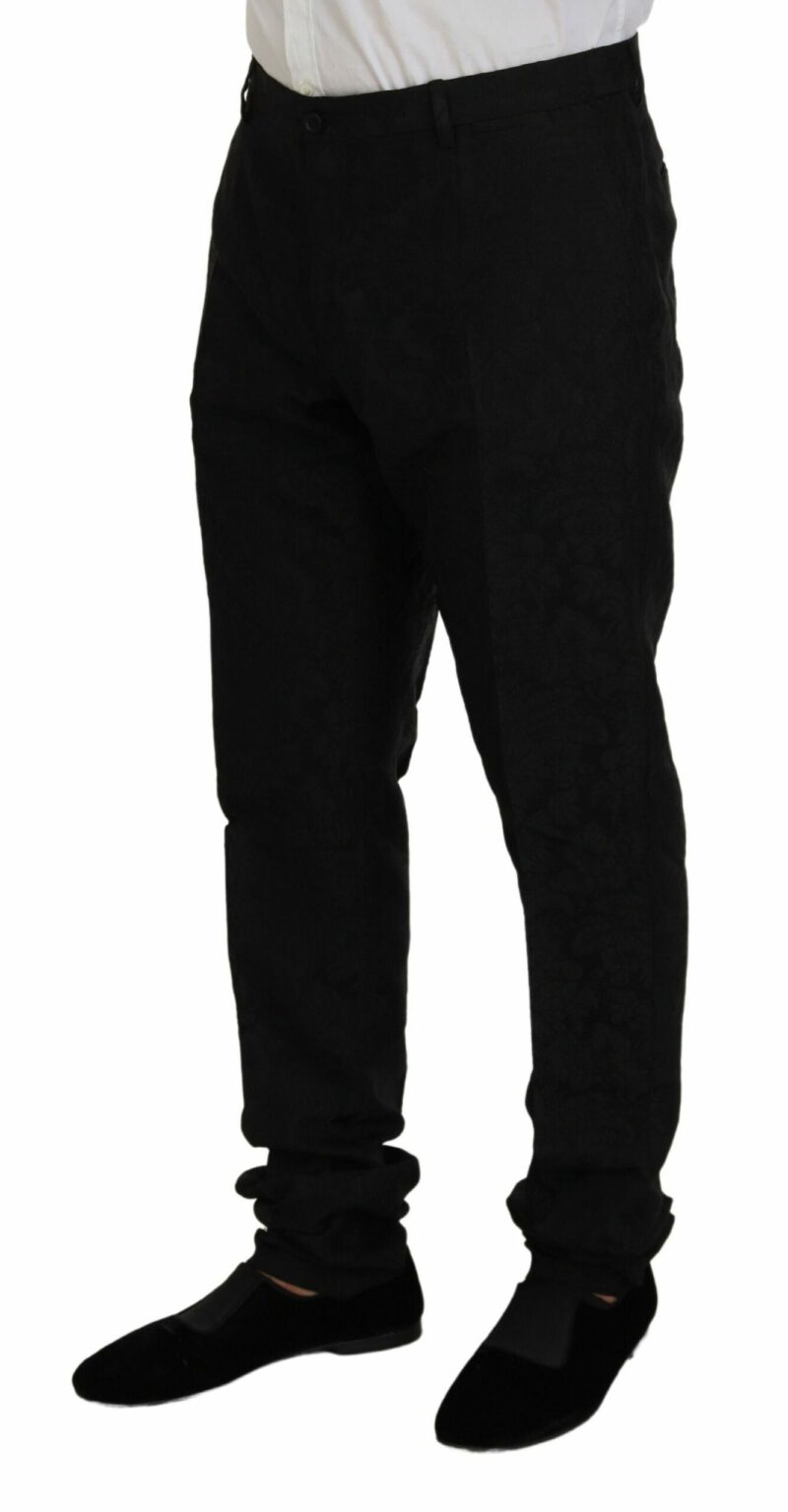 Dolce & Gabbana Black Martini Slim Fit Designer Suit - Image 8