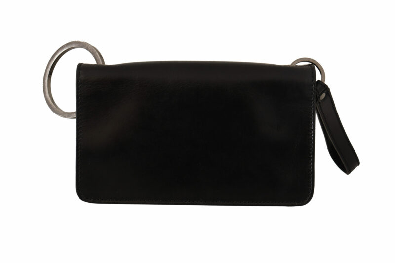 Dolce & Gabbana Elegant Mini Leather Wallet in Timeless Black - Image 3