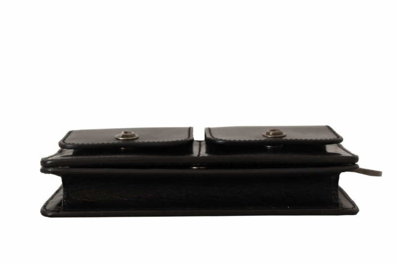 Dolce & Gabbana Elegant Mini Leather Wallet in Timeless Black - Image 4