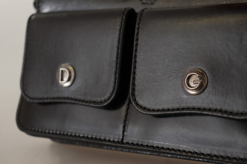 Dolce & Gabbana Elegant Mini Leather Wallet in Timeless Black - Image 6