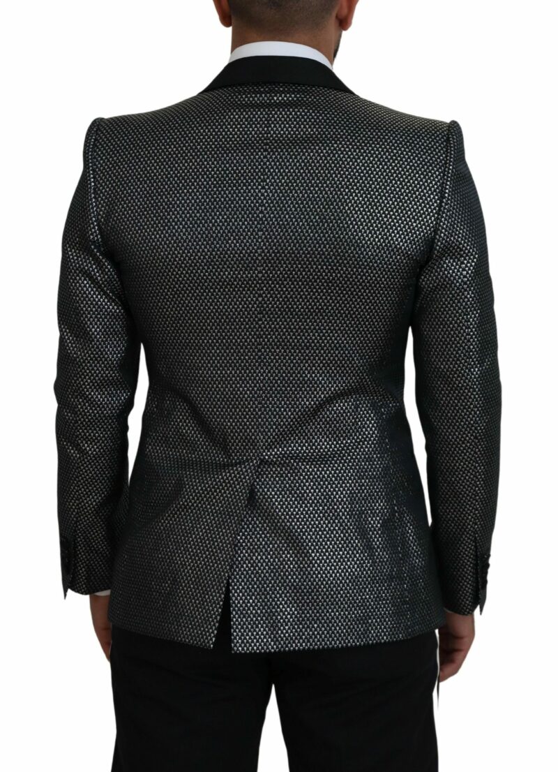 Dolce & Gabbana Elegant Jacquard Single Breasted Blazer - Image 6